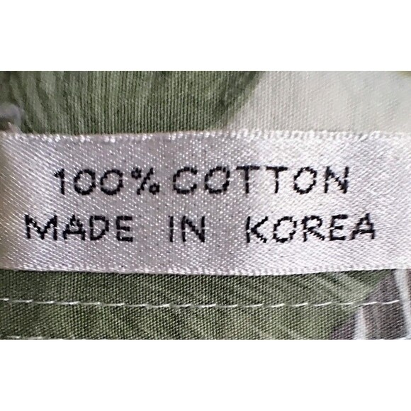 Men's Pierre Cardin Hawaiian Shirt XXL - 100% Cotton Palm Leaf Floral Print - Picture 4 of 6